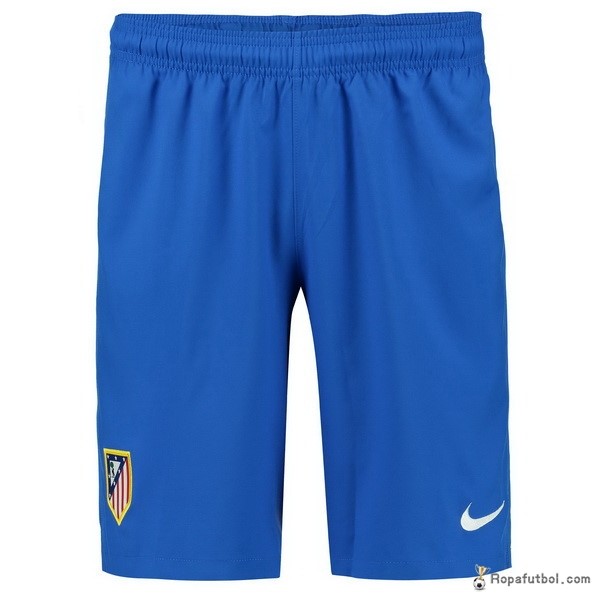 Pantalones Atlético de Madrid Replica Primera Ropa 2016/17 Azul